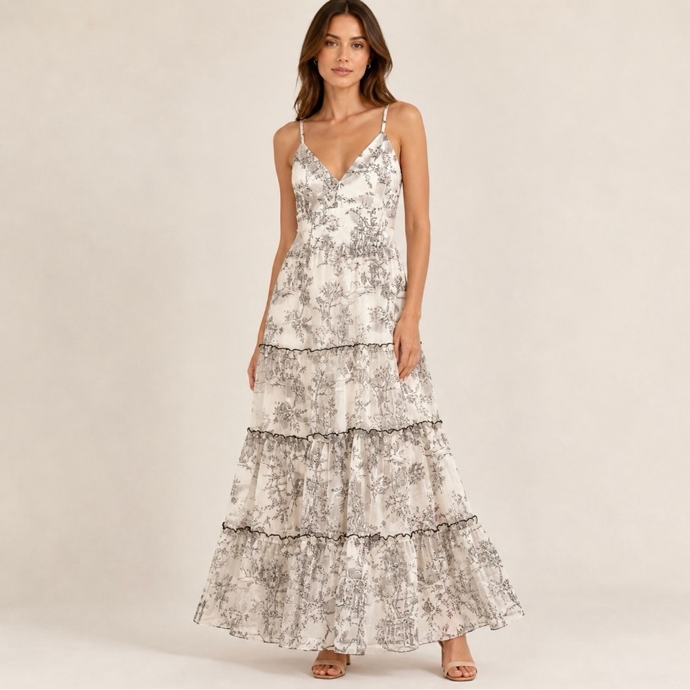 JOHNNY WAS House On The Hill Tiered Maxi Dress